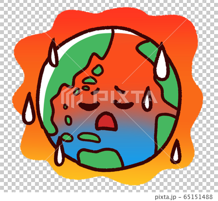地球温暖化 表情 地球温暖化 表情 65151488