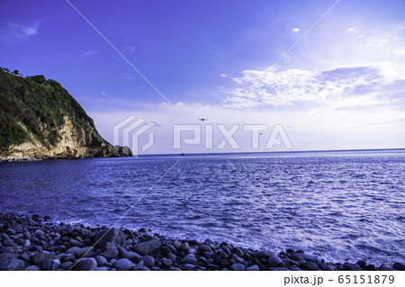 （静岡県）西伊豆　千貫門　夕景 65151879