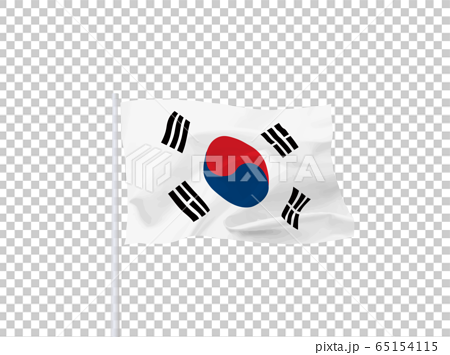 韓国国旗のイラスト素材