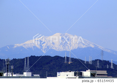 御嶽山　残雪の御嶽山　山岳風景　初夏の御嶽山　日本山脈 65154435