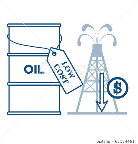 Oil Economic Crisis Drop prices falls down WTI 65154461