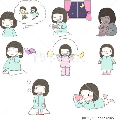 長い休日の弊害セット（女の子） 65156465