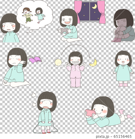 長い休日の弊害セット（女の子） 65156465