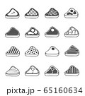 steak icons set vector 65160634