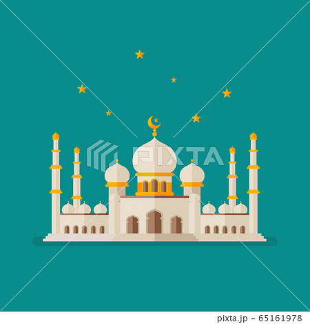 Islamic Mosque Vector Illustrationのイラスト素材