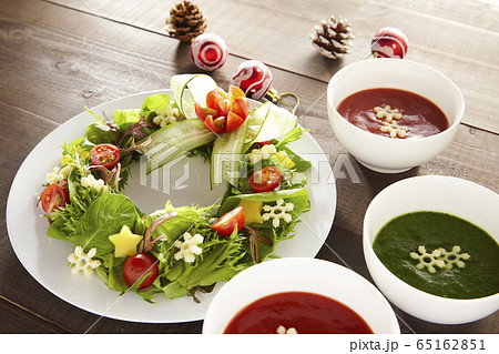 クリスマス風サラダ 65162851