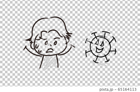 コロナウィルスアイコンベクター画像 65164113