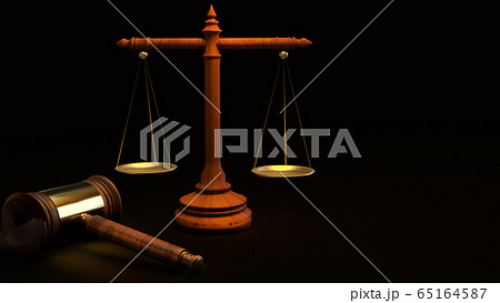 The libra law wood hammer 3d rendering for law content. The libra law wood hammer 3d rendering for law content. 65164587