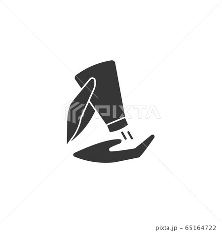 Hand with antiseptic in a bottle and desinfictant liquid Hand with antiseptic in a bottle and desinfictant liquid 65164722