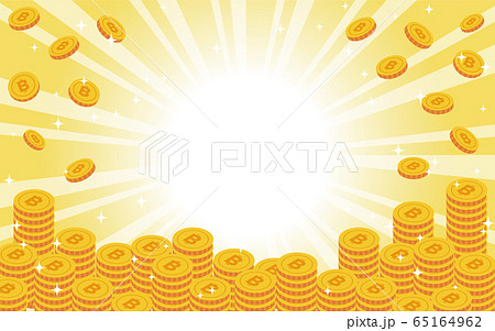 ビットコイン　背景 65164962
