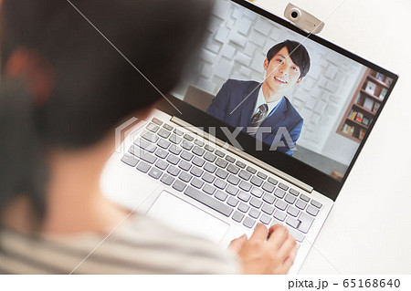 オンライン面接 オンラインお見合い イメージ オンライン面接 オンラインお見合い イメージ 65168640