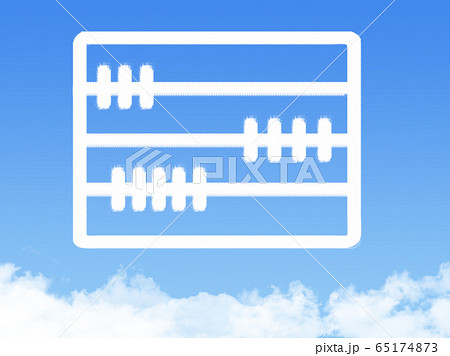abacus cloud shape abacus cloud shape 65174873