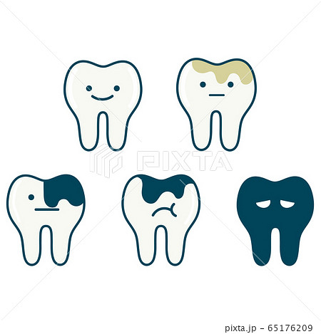 歯　表情つき 65176209