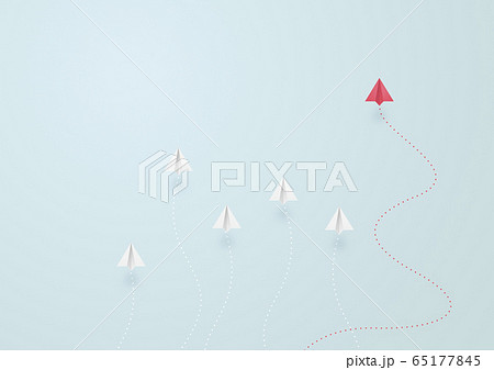 ペーパークラフト-空-紙飛行機-競争 65177845