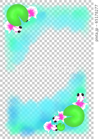 蝶尾金魚の背景(桃色) 蝶尾金魚の背景(桃色) 65178277