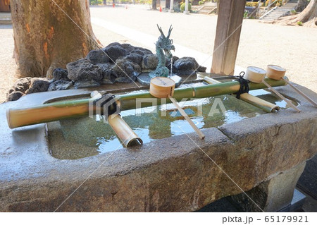 瀧宮神社　手水舎　深谷総鎮守瀧宮神社　埼玉　深谷 65179921