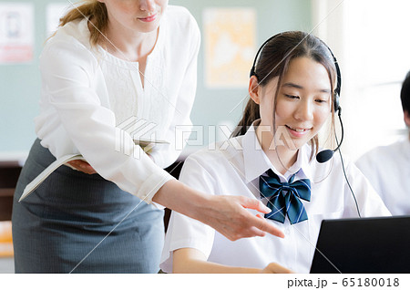 女子高生　授業 65180018