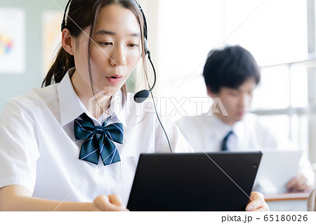 女子高生　授業 65180026