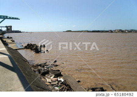 2011年(平成23年)9月 台風12号水害の有田川 2011年(平成23年)9月 台風12号水害の有田川 65180492