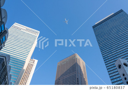 【都市風景】羽田新ルート　南風運用 65180837