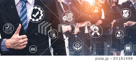 QA Quality Assurance and Quality Control Concept. 65181499