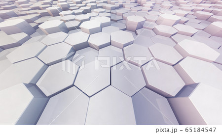 シンプル 背景 バックグラウンド 六角形 ヘキサゴン パターン ブロック デザイン 3D イラスト シンプル 背景 バックグラウンド 六角形 ヘキサゴン パターン ブロック デザイン 3D イラスト 65184547