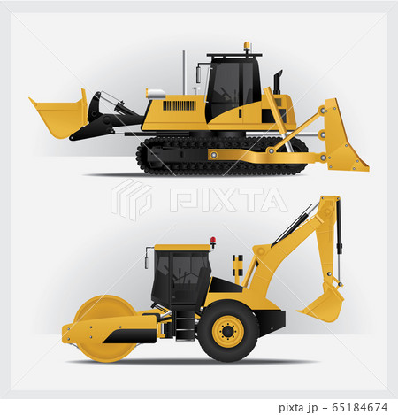 Construction Vehicles Vector Illustration 65184674