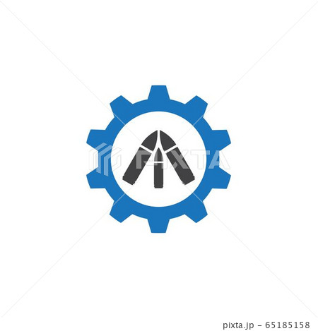 Gun Illustration Template vector icon 65185158