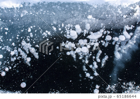 Surface of frozen lake at Baikal Lake, Russia Surface of frozen lake at Baikal Lake, Russia 65186644