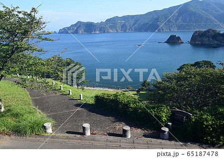 黄金崎公園から望む西伊豆の海 黄金崎公園から望む西伊豆の海 65187478