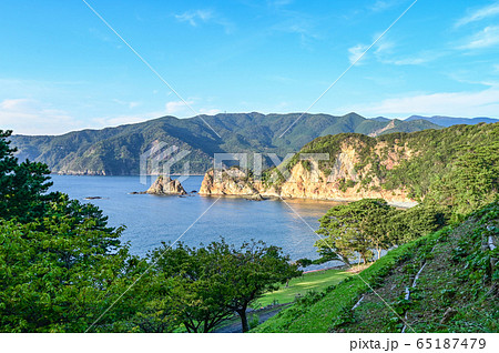 西伊豆の海　黄金崎公園 65187479