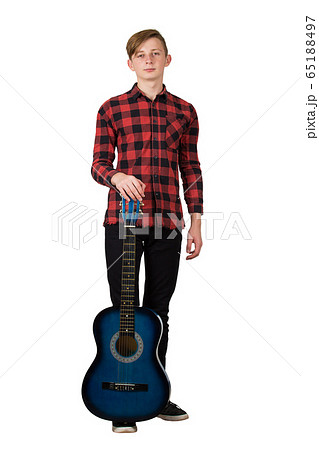 Full length portrait of handsome teenage guy Full length portrait of handsome teenage guy 65188497