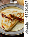 Mexican food mix colorful background Mexico 65191997