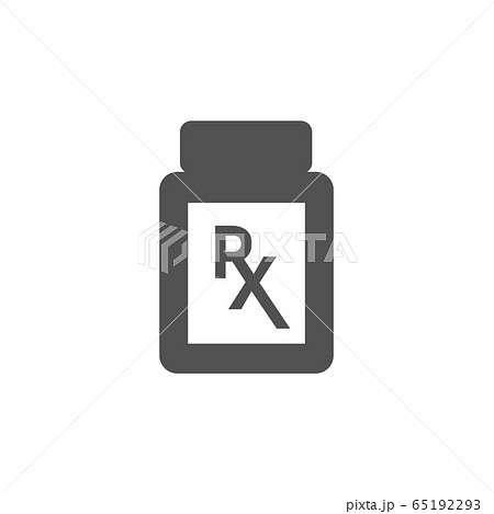 Pharmacy and Prescription Icon Set with mortar and 65192293