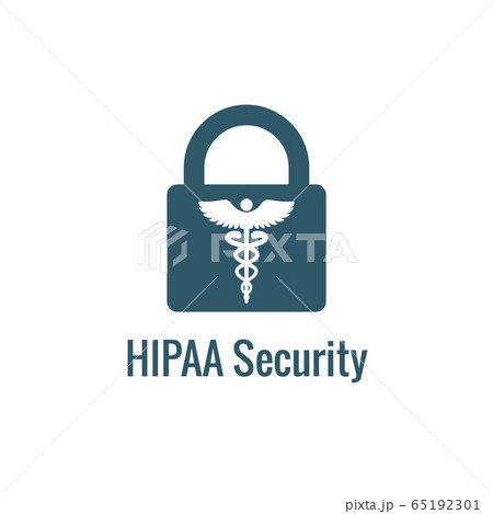 HIPAA Compliance icon set with hippa image 65192301