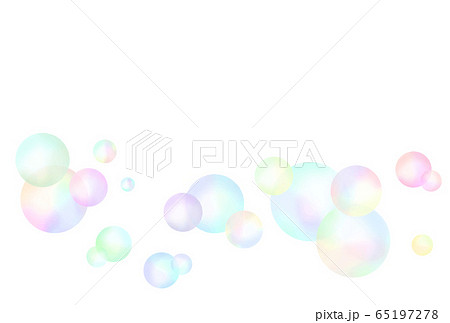 シャボン玉 （ベクター版） 65197278