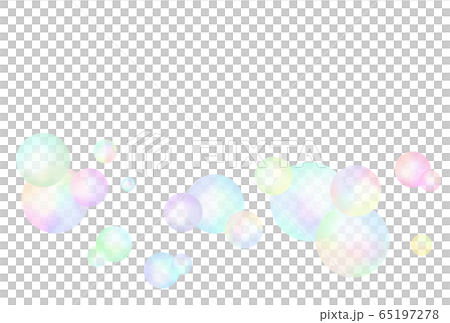 シャボン玉 （ベクター版） 65197278