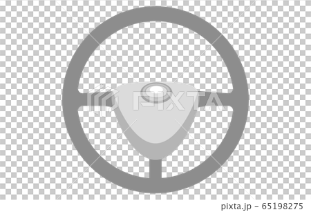 車のハンドルのイラストのイラスト素材