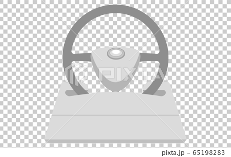 車のハンドルに取り付けられるテーブルのイラストのイラスト素材 6519