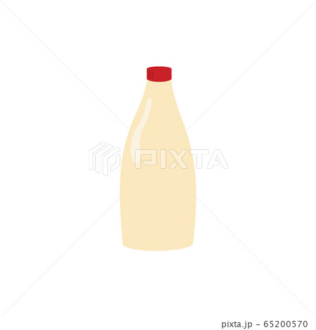 マヨネーズのシンプルなベクターイラストのイラスト素材