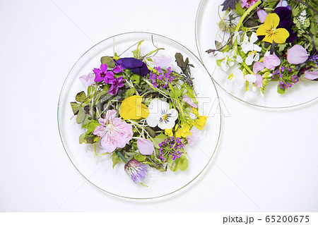食用花のサラダ 65200675