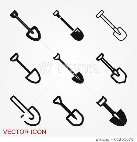Shovel icon, Vector Illustration on the 65201079