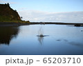 Drop stone on lake 65203710