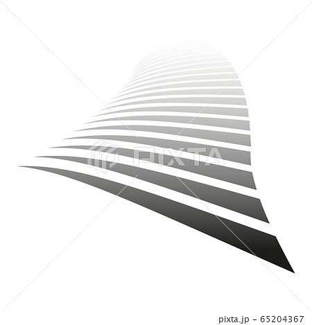 Lines on white background. Diminishing perspective Lines on white background. Diminishing perspective 65204367