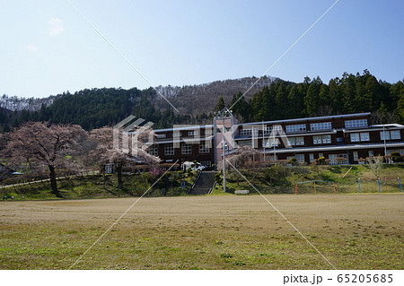 満開の岩泉二升石小学校跡 65205685