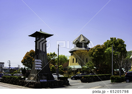 湯郷温泉　温泉街　岡山県美作市 65205798