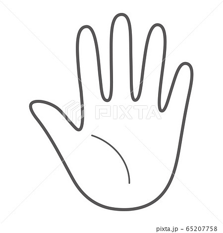 手のひら 65207758