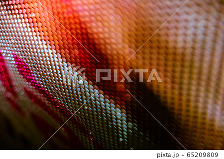 CloseUp LED blurred screen. LED soft focus CloseUp LED blurred screen. LED soft focus 65209809
