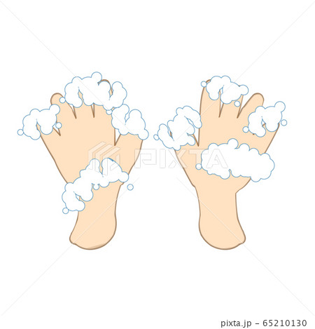 泡の付いた手 65210130