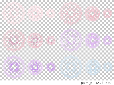 Lace illustration material Lace illustration material 65210570